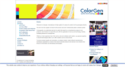 Desktop Screenshot of colorgen.co.uk